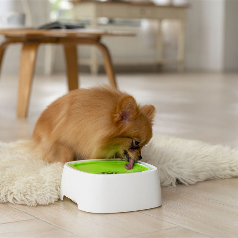 Non-Slip Floating Dog Drinking Bowl — Spill-Resistant