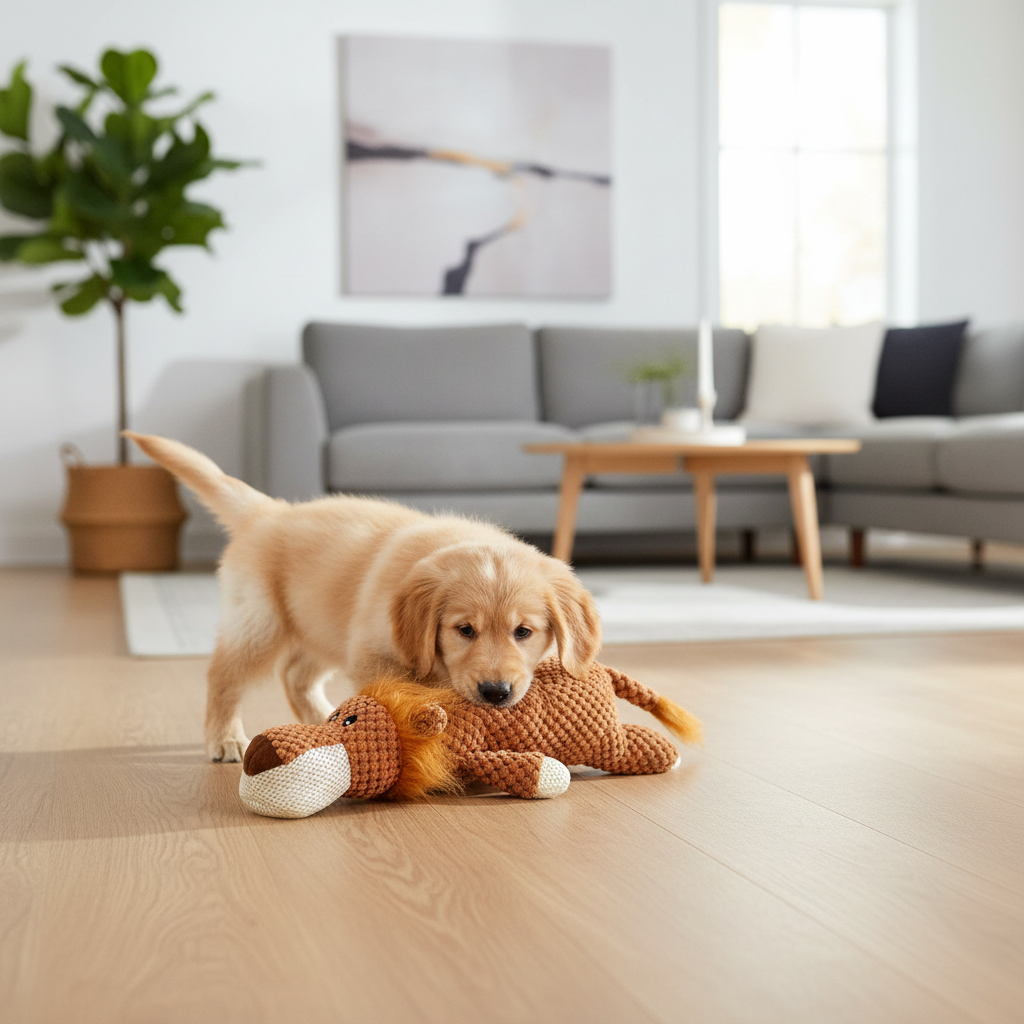 Corgi & Husky Plush Squeaky Pet Toy — Banish Boredom