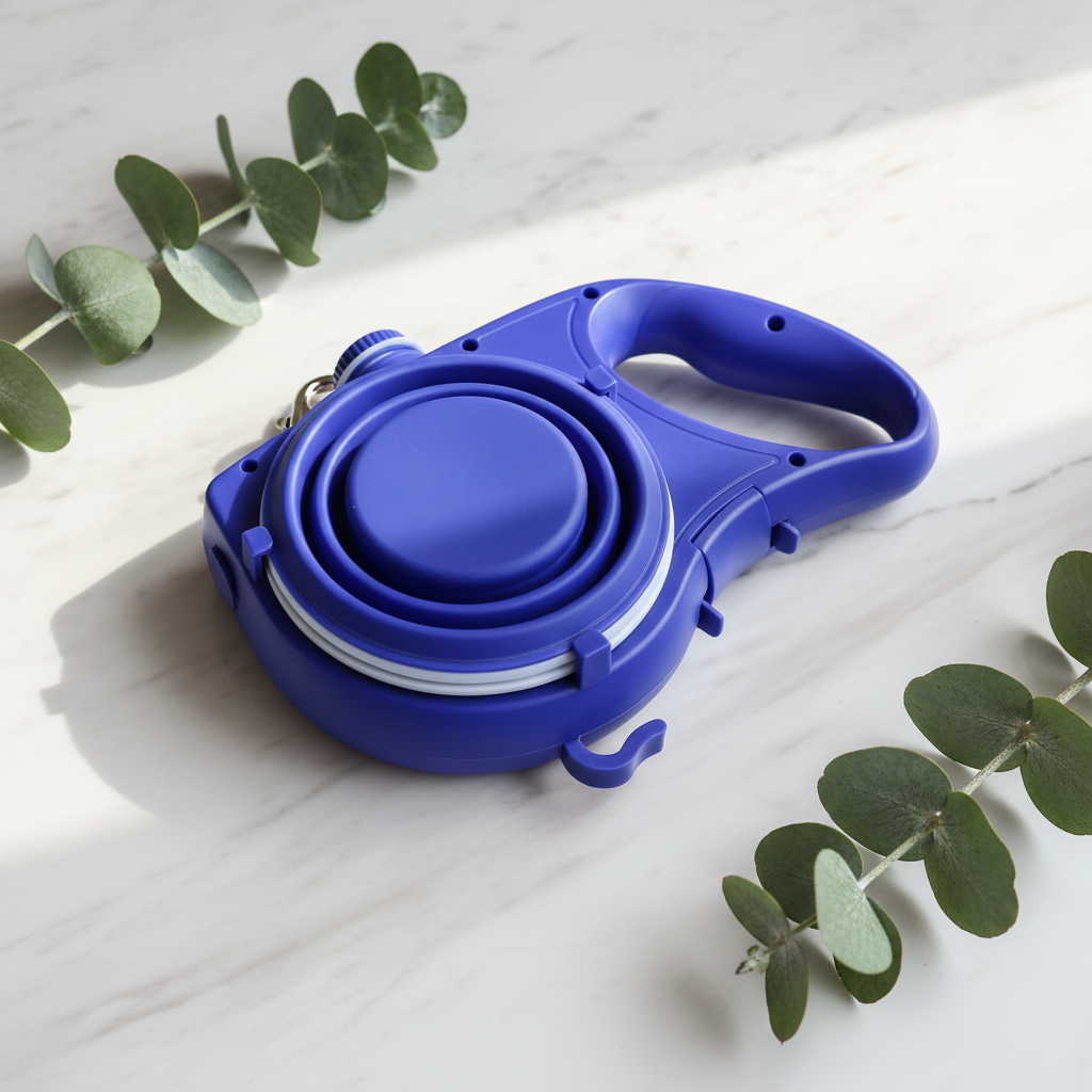 Dog Leash with Water Bottle & Travel Cup Set