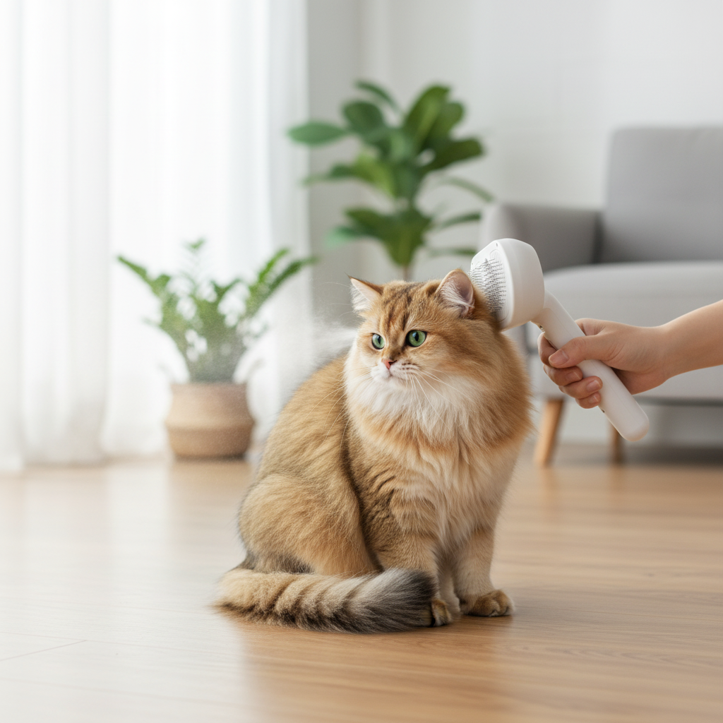 2-in-1 Pet Hair Spray Brush