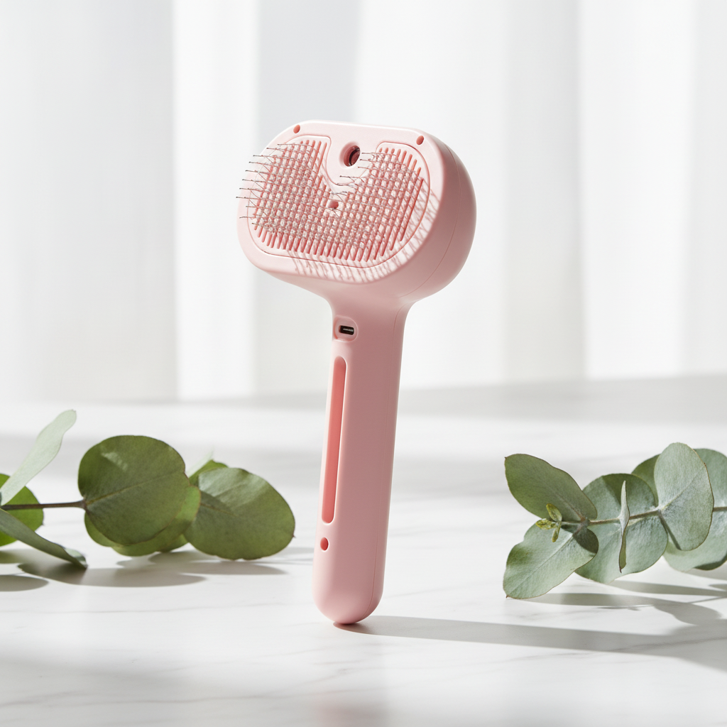 2-in-1 Pet Hair Spray Brush