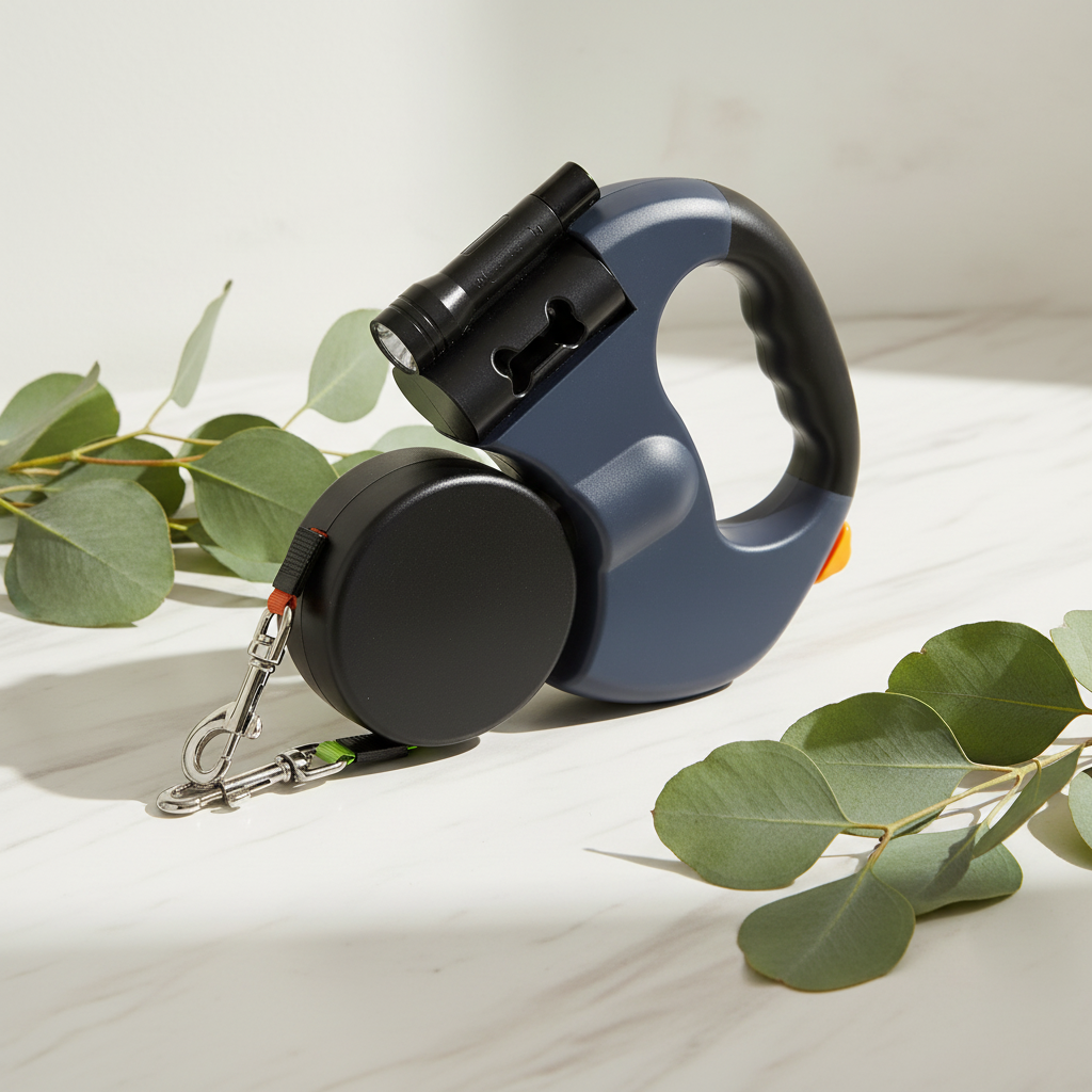 Retractable Dual Dog Leash — Walk Two Dogs at Once