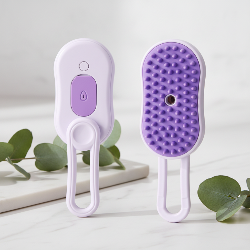 3-in-1 Electric Steam Grooming Brush for Pets