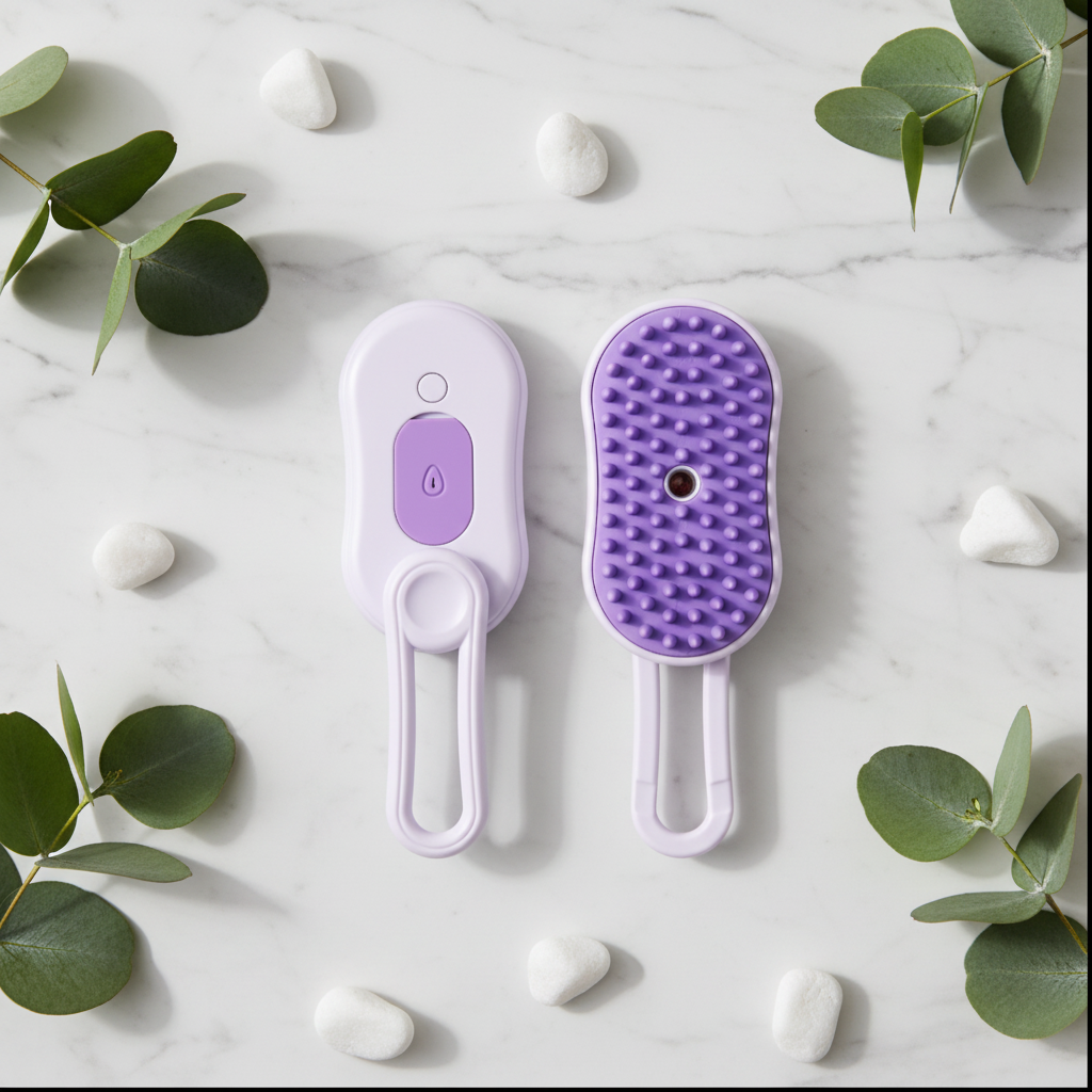 3-in-1 Electric Steam Grooming Brush for Pets
