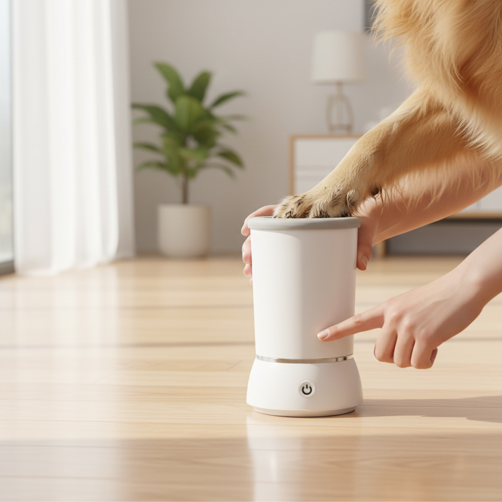 Automatic Pet Paw Cleaner — Gentle, Quick & Mess-Free