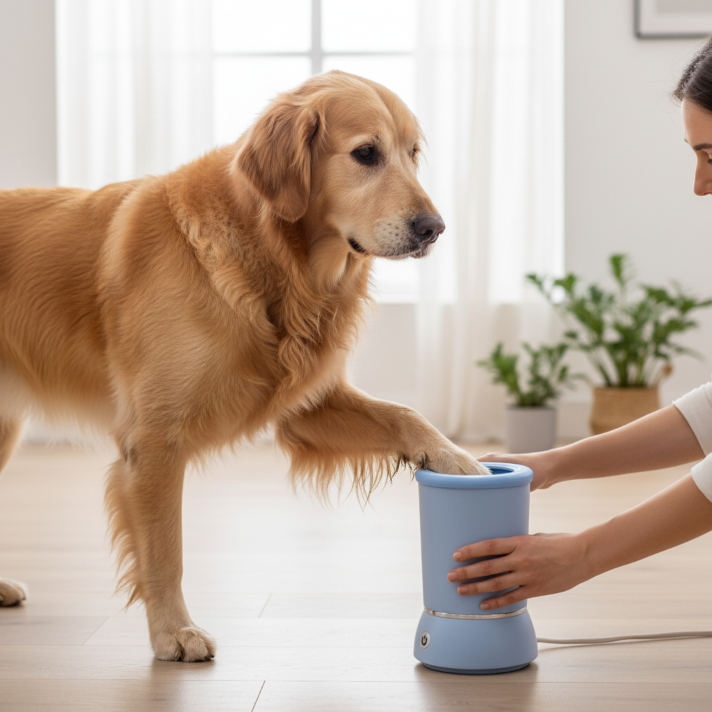 Automatic Pet Paw Cleaner — Gentle, Quick & Mess-Free