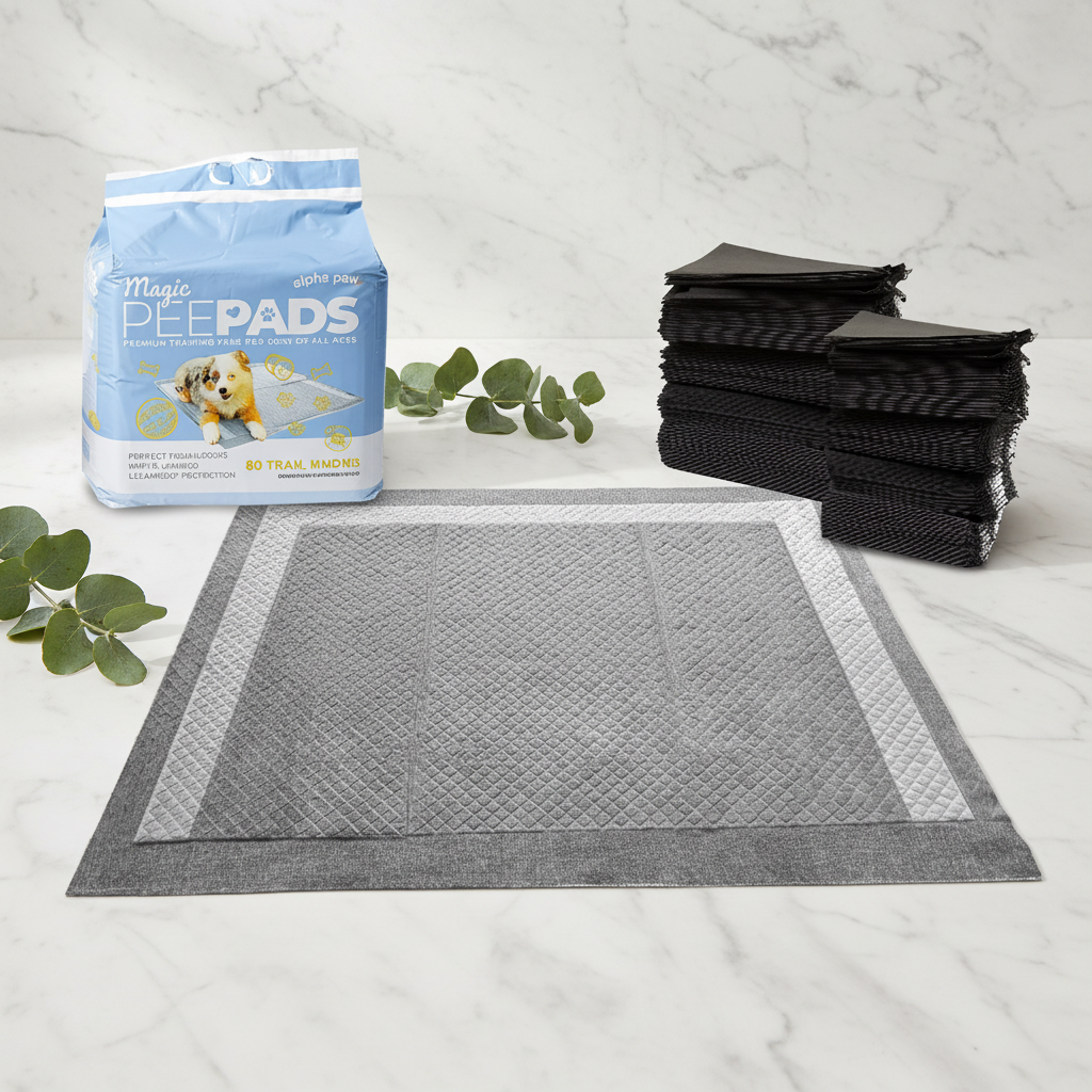 Odor-Eliminating Dog Pee Pads — Extra Thick, Leak-Proof & Quick-Dry