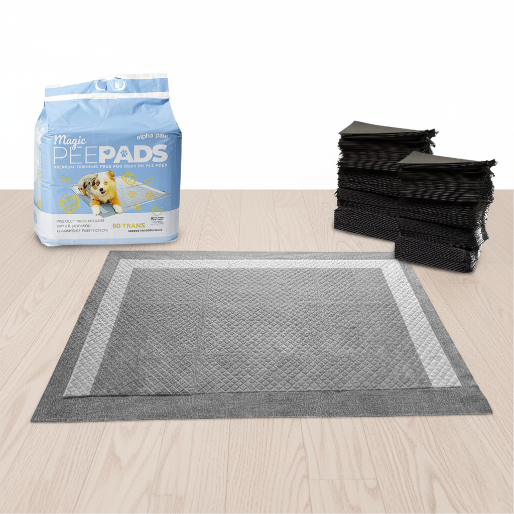 Odor-Eliminating Dog Pee Pads — Extra Thick, Leak-Proof & Quick-Dry