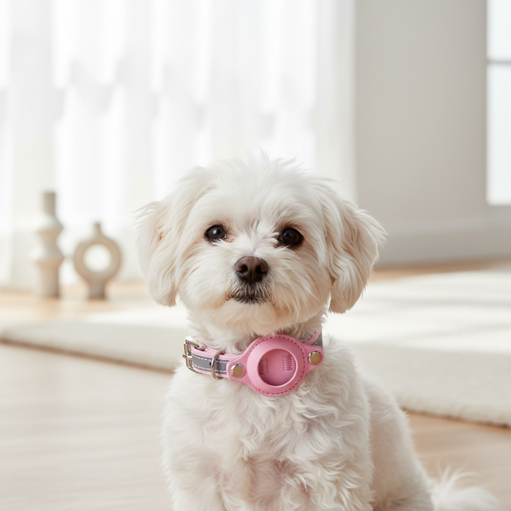 GPS Tracker Protective Cover Pet Collar — Waterproof & Reflective