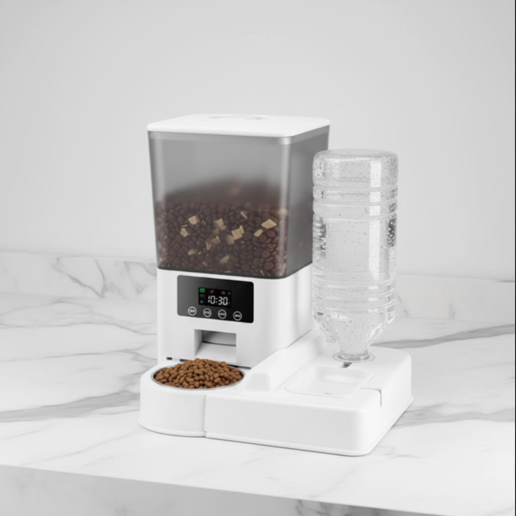 Smart Pet Feeder with Live Camera & Auto Portions